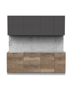 Кухонный гарнитур Интермебель Микс Топ-36 2.1м без столешницы