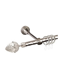 Карниз для штор АС ФОРОС Grace D16K + наконечники Шишка Ас форос