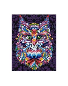 Набор алмазной вышивки Мистический кот / АЖ-1596 Алмазная живопись