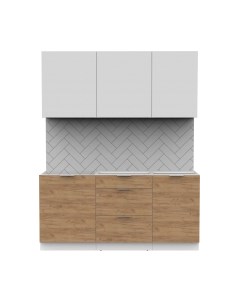 Кухонный гарнитур Интермебель Микс Топ-3 1.7м без столешницы