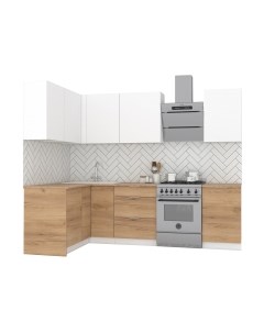 Кухонный гарнитур Интермебель Микс Топ-22 2x1.42м левая