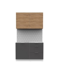 Кухонный гарнитур Интермебель Микс Топ-1 1.2м без столешницы