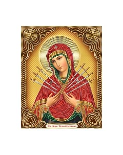 Набор алмазной вышивки Икона Семистрельная / АЖ-5011 Алмазная живопись