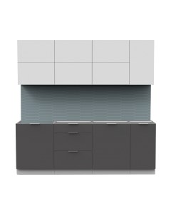 Кухонный гарнитур Интермебель Микс Топ-37 2.2м без столешницы