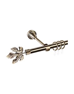 Карниз для штор АС ФОРОС Grace D16Г составной + наконечники Клен Ас форос