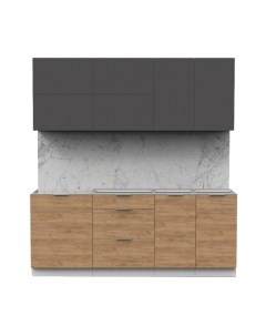 Кухонный гарнитур Интермебель Микс Топ-35 2.0м без столешницы