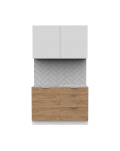 Кухонный гарнитур Интермебель Микс Топ-1 1.2м без столешницы