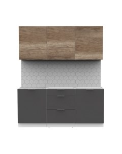 Кухонный гарнитур Интермебель Микс Топ-4 1.8м без столешницы