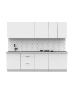 Кухонный гарнитур Интермебель Микс Топ-9 2.6м