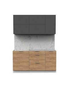 Кухонный гарнитур Интермебель Микс Топ-32 1.6м без столешницы