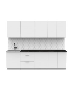 Кухонный гарнитур Интермебель Микс Топ-9 2.6м