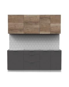 Кухонный гарнитур Интермебель Микс Топ-35 2.0м без столешницы