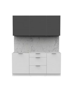 Кухонный гарнитур Интермебель Микс Топ-3 1.7м без столешницы