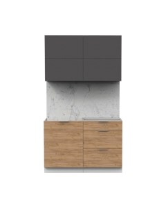 Кухонный гарнитур Интермебель Микс Топ-31 1.2м без столешницы