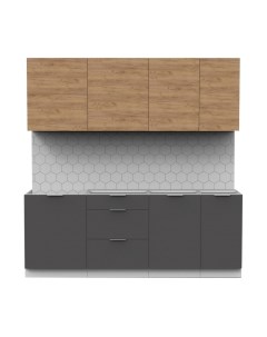 Кухонный гарнитур Интермебель Микс Топ-36 2.1м без столешницы