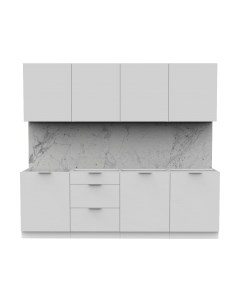 Кухонный гарнитур Интермебель Микс Топ-8 2.4м без столешницы