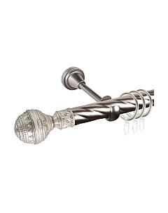 Карниз для штор АС ФОРОС Grace D25К составной + наконечники Ампир Ас форос