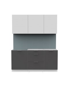 Кухонный гарнитур Интермебель Микс Топ-3 1.7м без столешницы