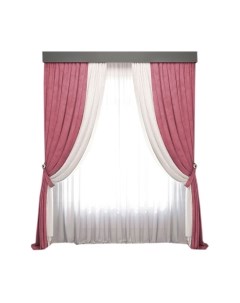 Комплект штор Латур 340x270 с подхватами Pasionaria