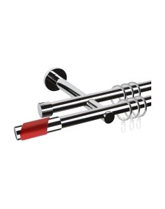 Карниз для штор АС ФОРОС Dance D19Г/19Г + наконечники Париж красный Ас форос