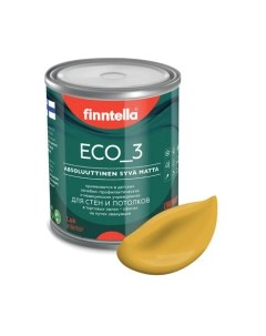Краска Eco 3 Wash and Clean Okra / F-08-1-1-LG47 Finntella