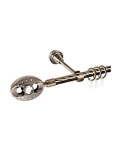 Карниз для штор АС ФОРОС Grace D16К + наконечники Игнацио Ас форос