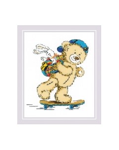 Набор для вышивания Мишкины каникулы / 1911 Риолис