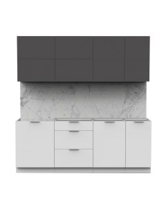 Кухонный гарнитур Интермебель Микс Топ-36 2.1м без столешницы