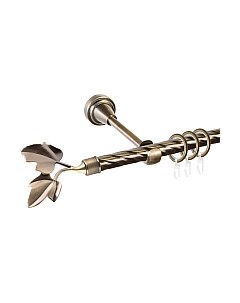 Карниз для штор АС ФОРОС Grace D16K составной + наконечники Лист ветка Ас форос