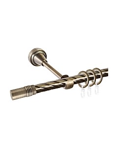 Карниз для штор АС ФОРОС Grace D16K + наконечники Цилиндр Ас форос