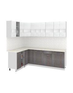 Кухонный гарнитур Кортекс-мебель Корнелия Экстра 1.5x2.4м