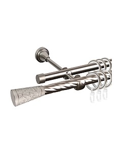 Карниз для штор АС ФОРОС Grace D16K/16Г + наконечники Севилья Ас форос