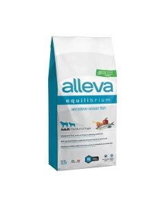 Сухой корм для собак Alleva Equilibrium Сенситив с океанической рыбой / P6008