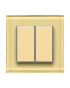 Выключатель Orto 1014 двухканальный клавишный Delumo