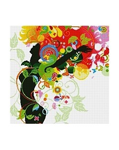 Набор алмазной вышивки Танец лета / АЖ-1214 Алмазная живопись