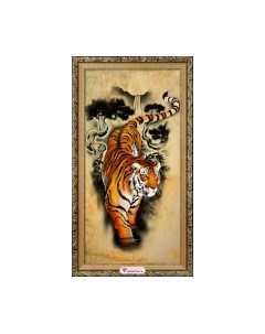 Набор алмазной вышивки Пергамент с тигром / АЖ-4124 Алмазная живопись