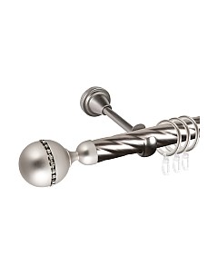 Карниз для штор АС ФОРОС Grace D25К составной + наконечники Кортеза Ас форос