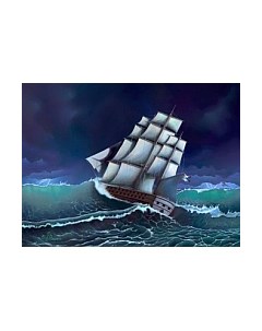 Набор алмазной вышивки Во время шторма / АЖ-1067 Алмазная живопись