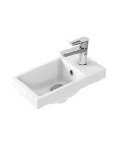 Умывальник со смесителем Cersanit Como 40 / S-UM-COM40/1-w + 63030