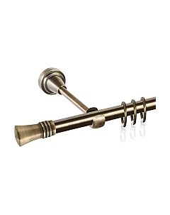 Карниз для штор АС ФОРОС Grace D16Г составной + наконечники Арига Ас форос