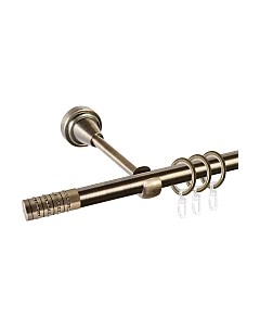 Карниз для штор АС ФОРОС Grace D16Г составной + наконечники Крис Ас форос