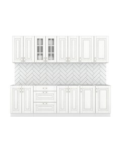 Кухонный гарнитур Интермебель Бостон-9 2.6 без столешницы