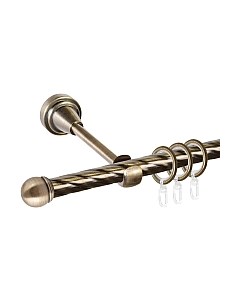 Карниз для штор АС ФОРОС Grace D16K + наконечники Сфера Ас форос