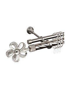 Карниз для штор АС ФОРОС Grace D25К/16Г + наконечники Ромилда Ас форос