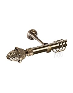 Карниз для штор АС ФОРОС Grace D16Г + наконечники Магнолия Ас форос