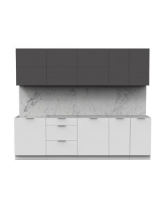 Кухонный гарнитур Интермебель Микс Топ-39 2.6м без столешницы