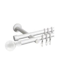 Карниз для штор АС ФОРОС Dance D19Г/19Г + наконечники Шар большой Ас форос