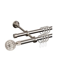 Карниз для штор АС ФОРОС Grace D16Г/16Г составной + наконечники Гуидо Ас форос