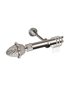 Карниз для штор АС ФОРОС Grace D25Г составной + наконечники Магнолия Ас форос