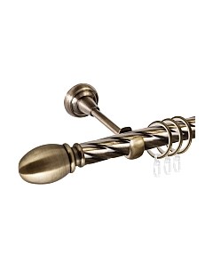 Карниз для штор АС ФОРОС Grace D25К + наконечники Белуно Ас форос